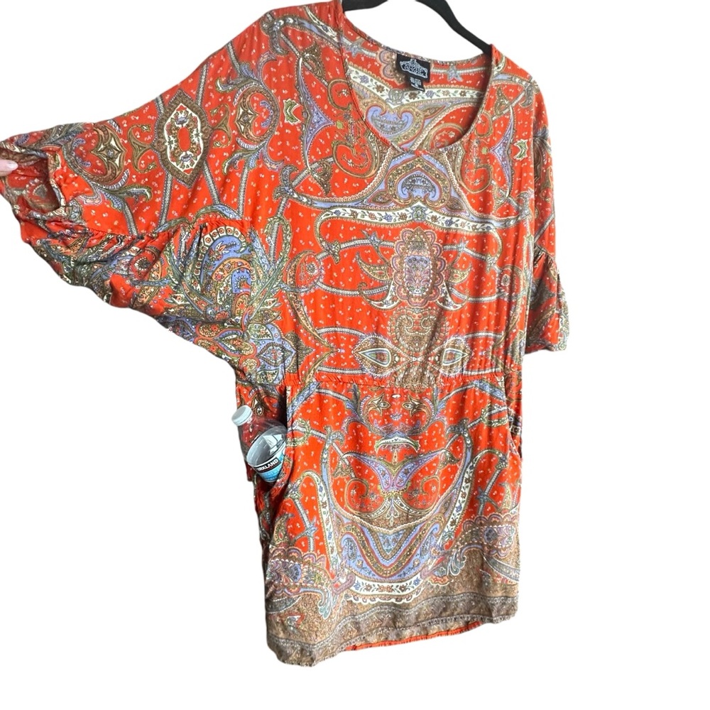 Angie Mini Dress with pockets and Dolman Sleeves!  Perfectly BOHO M